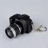 Mini Smiley Face Plush Camera Pendant with Sound & Glow