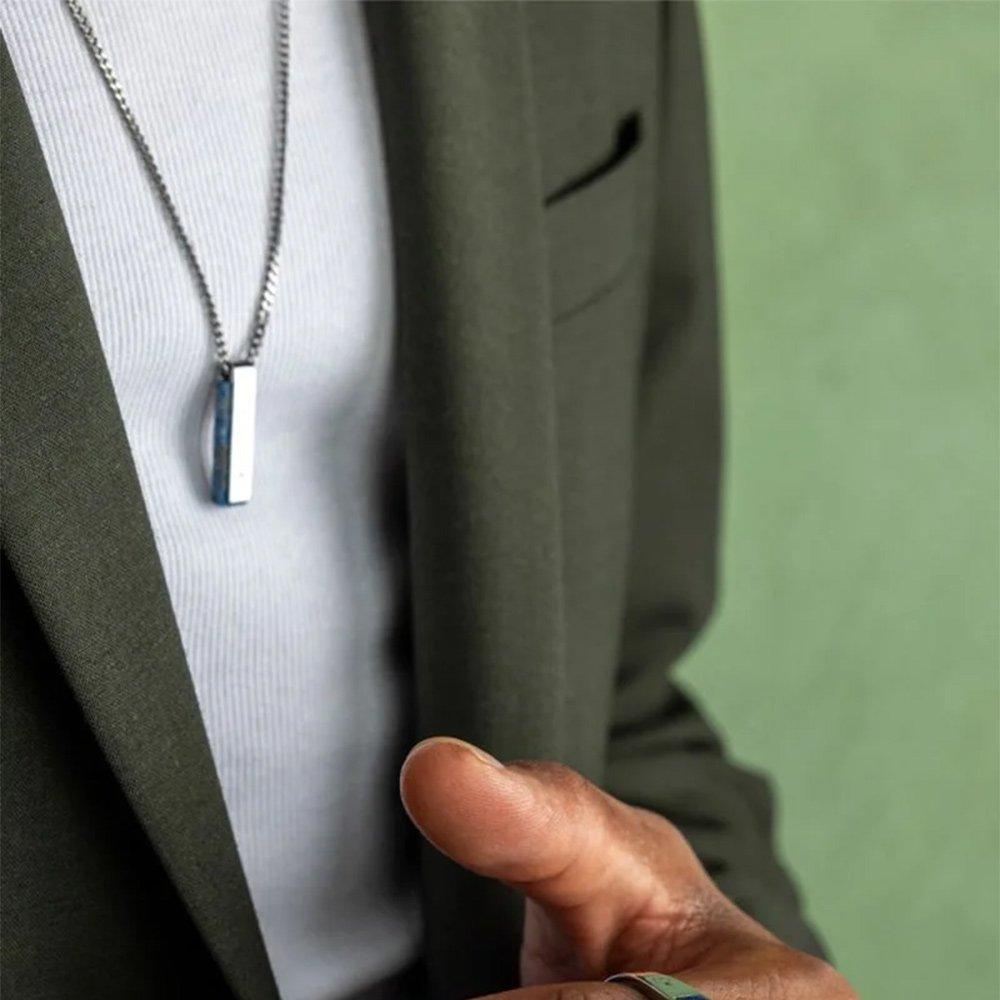 Pig & Hen Monolith Necklace - Lapis Lazuli X Silver