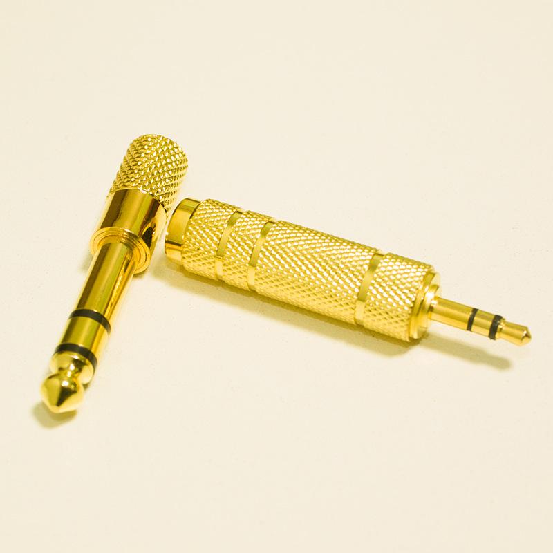 6.5mm To 3.5mm Headphone/Mic Audio Adapter (Male To Female Plug)