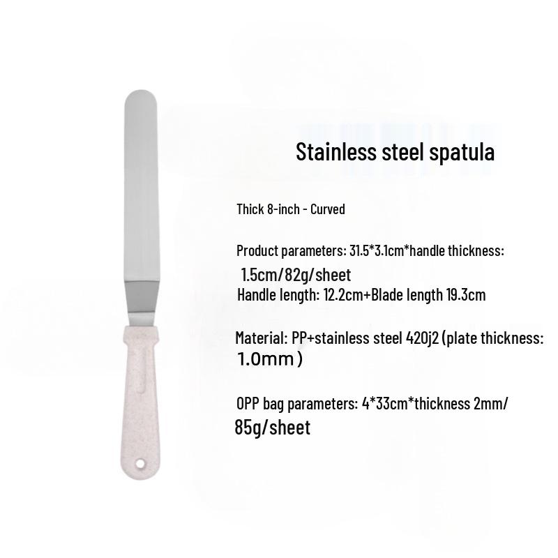 Wheat Straw Spatula & Cake Scraper Set