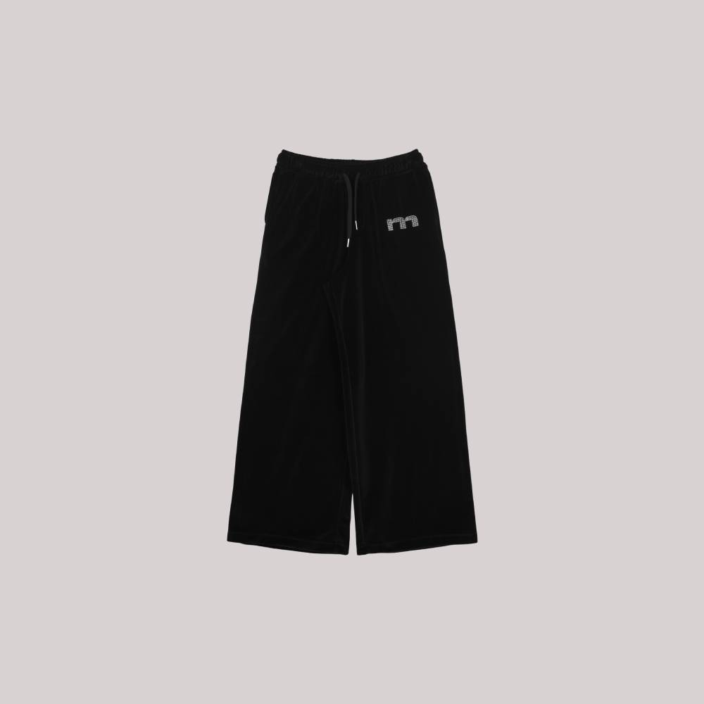 MINERAL STUDIO Velour Pants (Black)