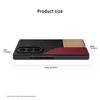 Color Collision Design PU Leather Full Cover Phone Case Cover With Screen Glass Film For Galaxy Z Fold 7 Fold 6 Fold 5 Case