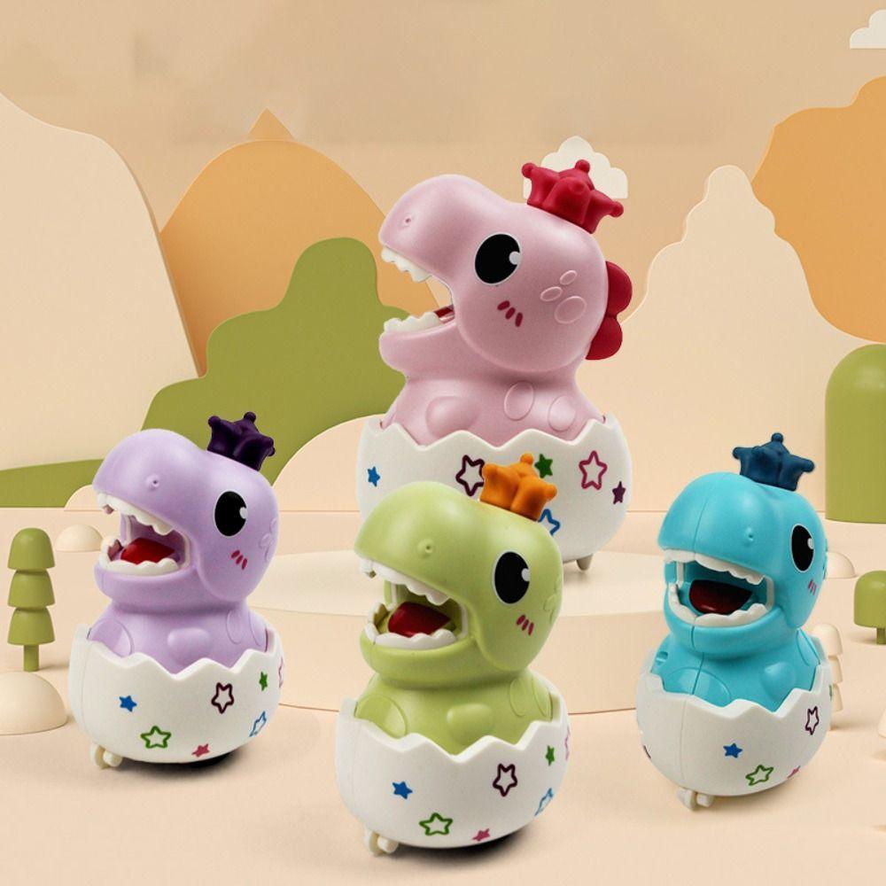 Cartoon Dinosaur Egg Car Dinosaur Egg Press Return Toy Cars Mini   Gifts