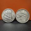 1pc, Vintage Replica Leonardo Da Vinci Commemorative Iron Coin, Collectible Challenge Coin, Historical Gift Item
