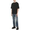Balenciaga Fashion Institute T-shirt Medium Fit 'Washed Black' Men's 612966TMVH68190
