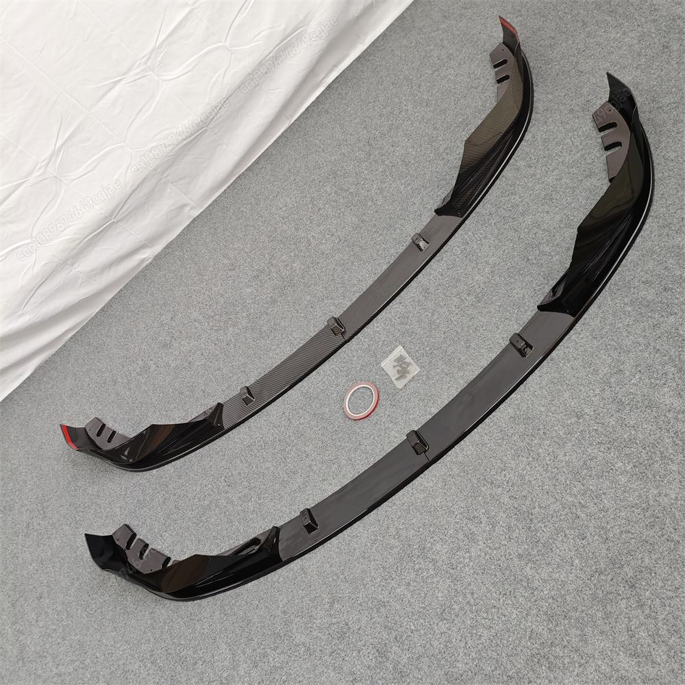 For BMW G20 G21 M-Sport 320i 330i M340i xDrive 2019-2022 ABS Body Kits Gloss Black Car Front Bumper Lip Diffuser Spoiler Tuning