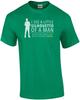 I See a Little Silhoutto of a Man On My Shirt On My Shirt and He's Holding a ...