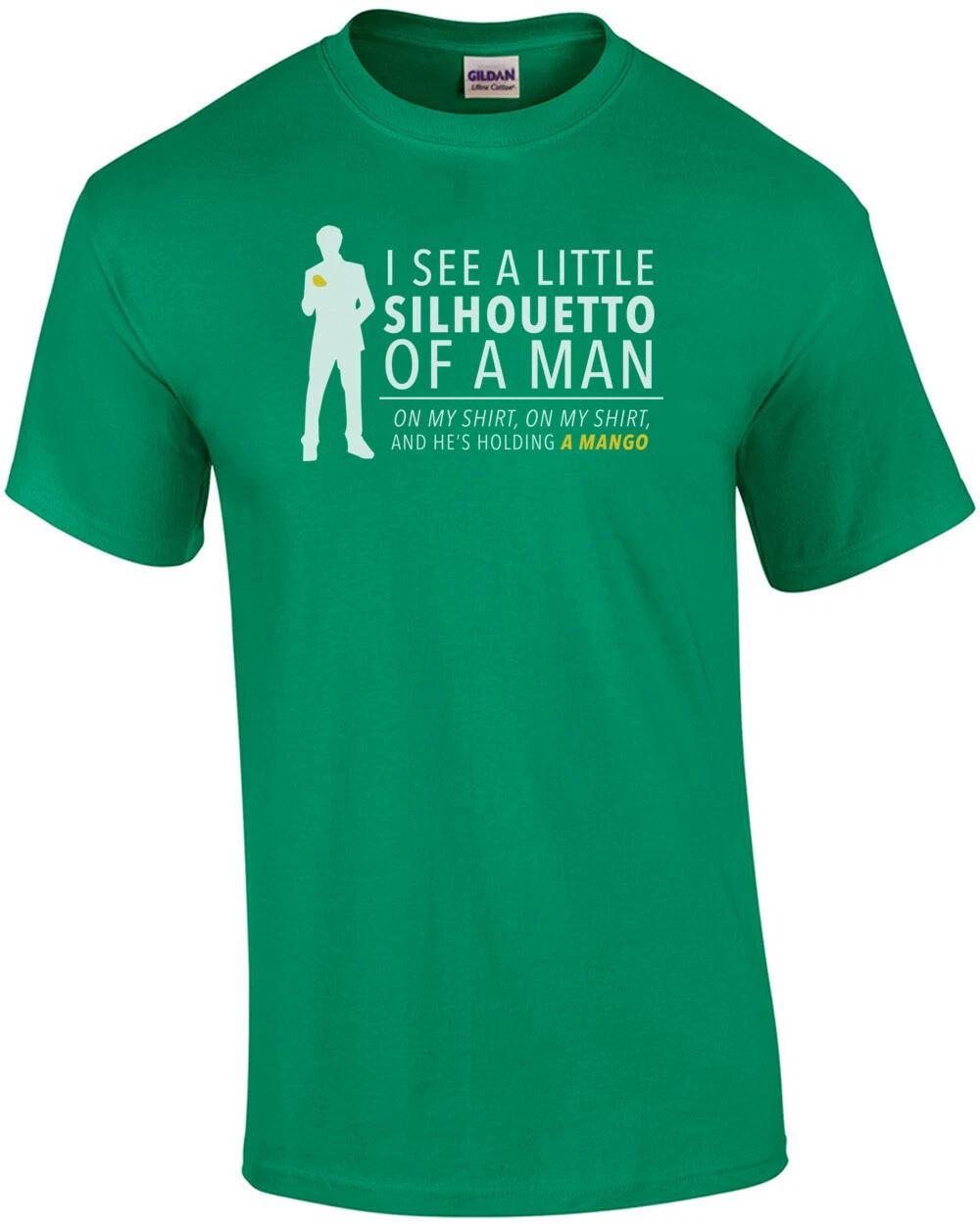 I see a little silhoutto of a man on my shirt on my shirt and he s holding a ... 4XL