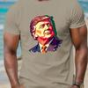 Herremote Trump Donald Trump Supporter 3D-trykk T-skjorte Mote O-hals Kortermet Casual Herre T-skjorter