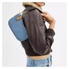 COACH Swinger 20 Top Zip Closure Denim Shoulder Bag Small Women's Indigo