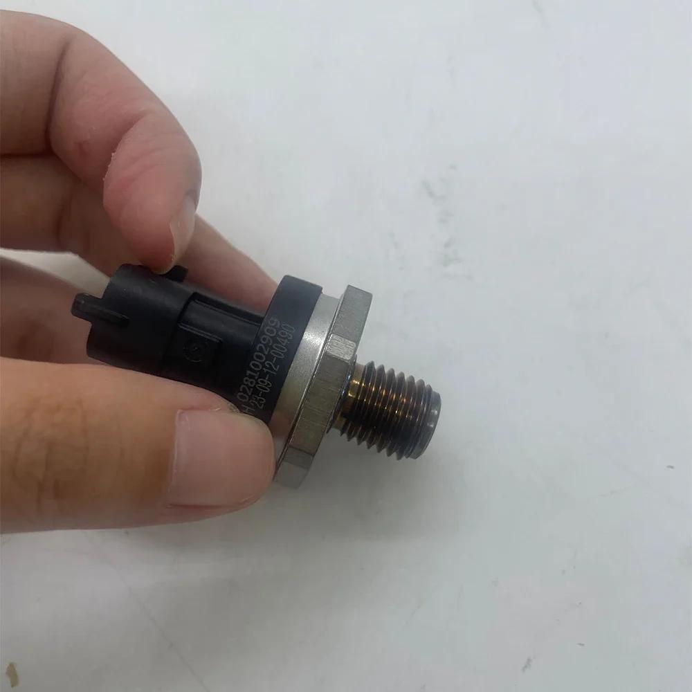 In Stock 0281002909 Fuel Rail Pressure Sensor 0281002867 3140127000 For HHYUNDAI Tucson KIA FFIAT DUCATO BMMW Original High Qual