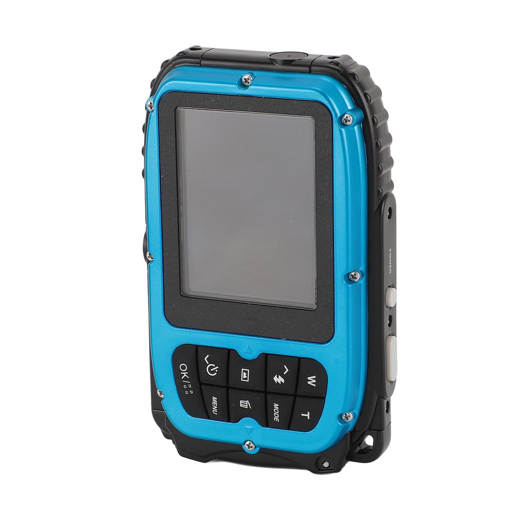 Diving Camera 1080P 48MP Anti Shake 5m Water Proof Underwater Camera with 2.4 Inch Color Screen 32G Memory Card Autofocus 630mAh Face Recognition