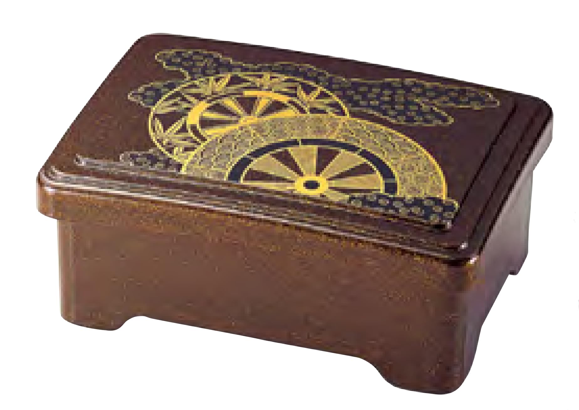 

Вакаидзуми Угорь и Темпура Императорская Карета Интерьер Киноварь Лак Лаковая Посуда, Миска, Грушевидная U-1-24