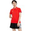 Li Ning Quick-Drying Breathable Sports Polo Shirt Women Tops Red APLQ068-4