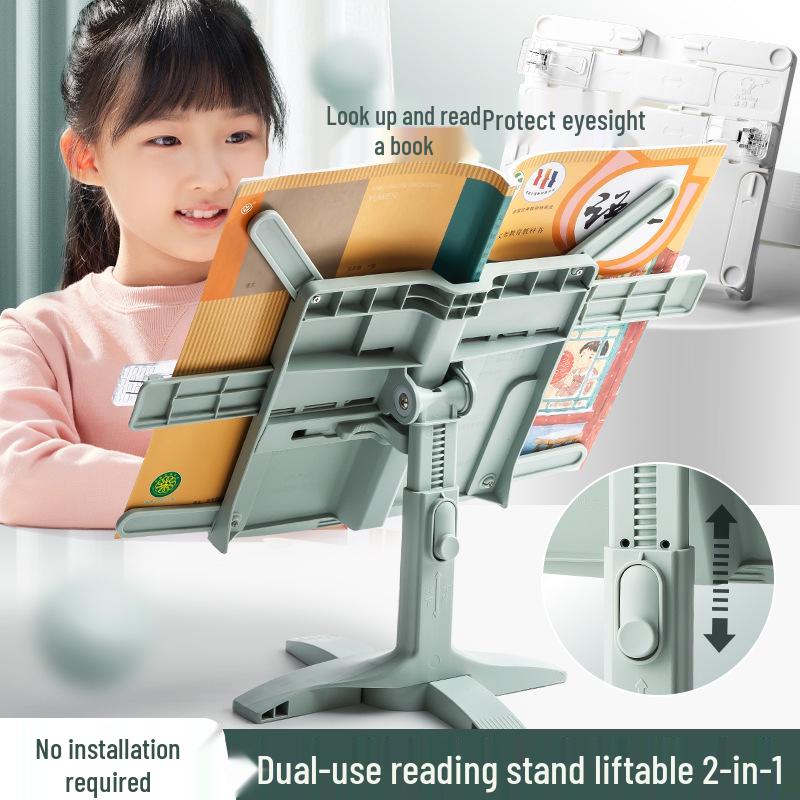 Children's Multifunctional Book Stand for Posture Correction