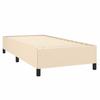 Vidaxl Rama Łóżka Bez Materaca Kremowa 90X190 Cm Tkanina
