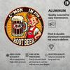 Vintage A&W Root Beer Metal Sign Wall Art Aluminum Decor Gift Bar Cafe Home Office