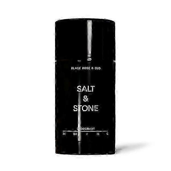 Salt # Stone Unisex Black Oud Extra_Strength Aluminum-Free Deodorant # Black 1pcs