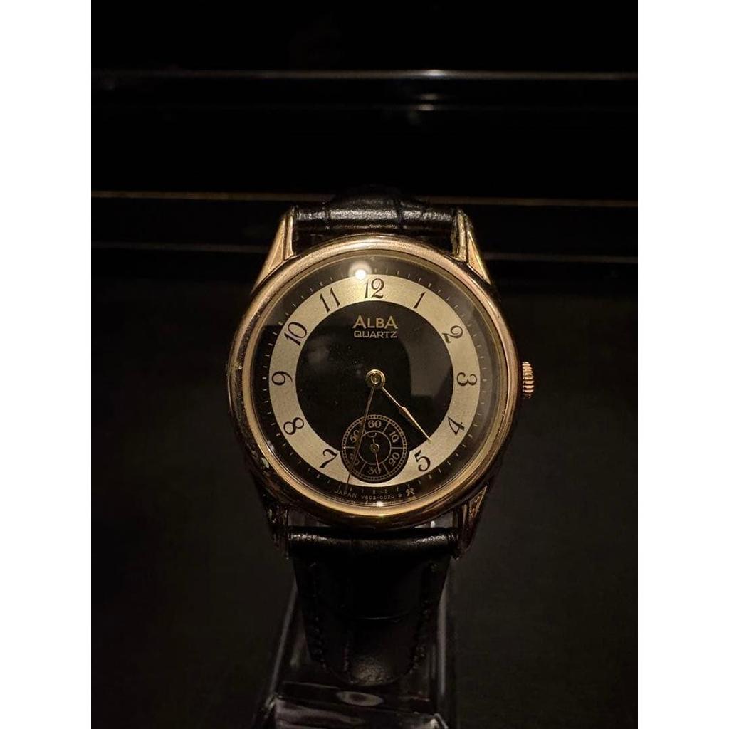 Used  (Good Condition) [Seiko ALBA] Quartz Small Seconds 3 Hands Vintage