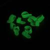 Comfortable Fit Thumb or Finger Glow Picks Ergonomic Shape Design Glowing Guitar Ukulele Picks Reduced Hand Fatigues