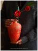 Tao Mei Ji Handmade Wabi-Sabi Style Ceramic Vase for Zen Flower Arrangements