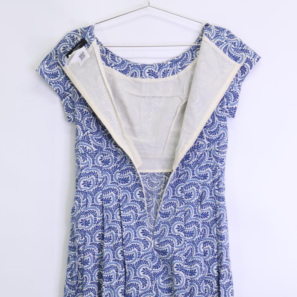 Max MaraWEEKEND 23522114316 Blue All-over Print Dress Dress 36 blueUsed