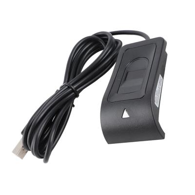USB Fingerprint Reader 360 Degree Calibration Fingerprint Reader Compact Structure DC3.3V Recognition Function Black for PC