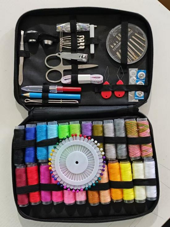 High-Quality Portable Needle and Thread Kit: Practical Sewing Box with Mini Family Tools