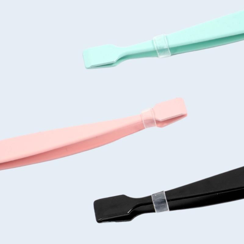 Premium Stainless Steel Eyelash Tweezers Comfort Grip Ergonomic Design For Beginners And Experts In Lash Application