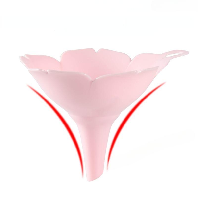 1Pcs Flower Shape Liquid Funnels Cherry Blossom Style Funnels Home Olive Oil Condiments Liquid Powder Dispenser Kitchen
