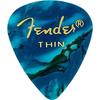 Fender [8 Color Assortment] 8-Piece Set (1 of Each Color) Teardrop Thin Guitar Picks