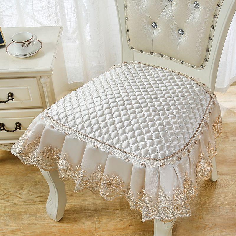 Minimalist Four Seasons Universal European Style Non-Slip Fabric Dining Chair Cushion