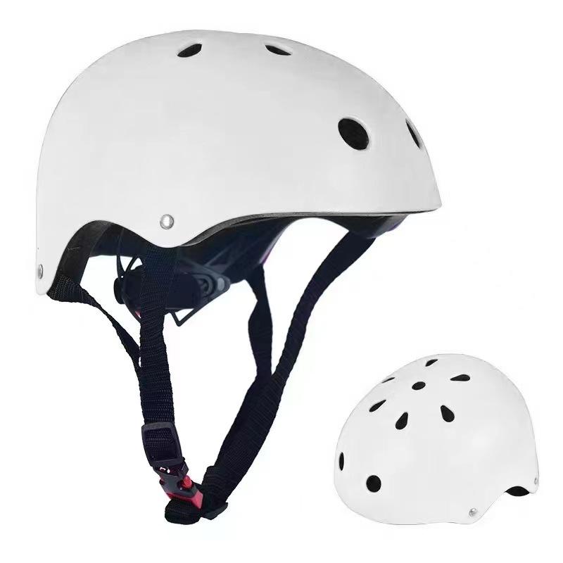 

Скейтбординг Лендсерфинг Шлем Велоспорт Роликовые коньки Шлем one size fits all белый