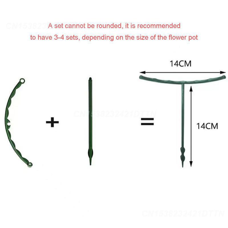

1/2/3 шт. садовая опора для вьющейся лозы подставка для цветов тепличная композиция пластиковая опорная рама для растений аксессуары для растений