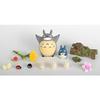 ENSKY Totoro Plush Grass Flowers and Totoro Gray 8 inches