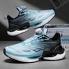 2025 New Men's Summer Rotating Button Running Sneakers Men's Breathable Thick-soled Popcorn Cushioning Running Shoes