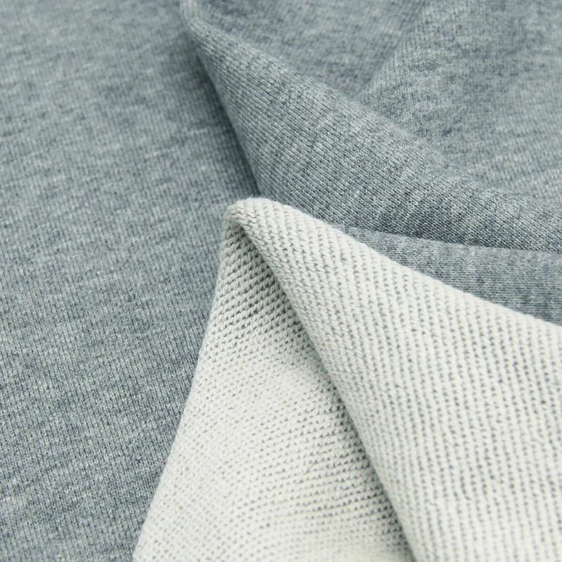 100x160cm Thick Loopback French Terry Fabric Elastic Pure Cotton Knitted Terry Fabric For Sewing Hoodie Sports Pants Sweater