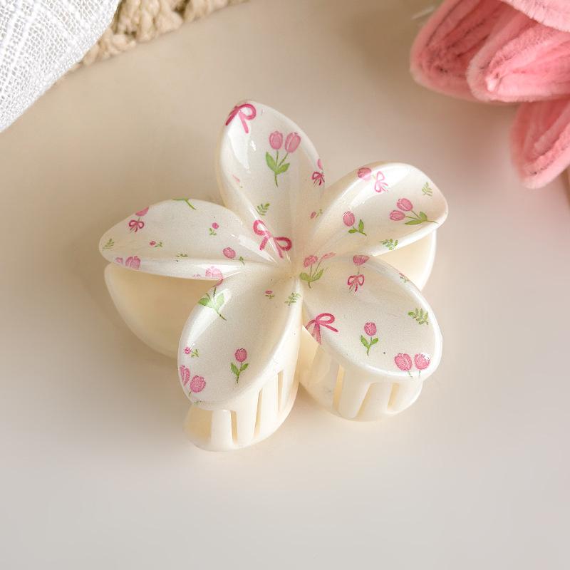 Flower Hair Claws Summer Beach Women Travel Hair Clips Bohemian Hairpins Girl Female Fashion Hair Accessories Barrettes Headwear