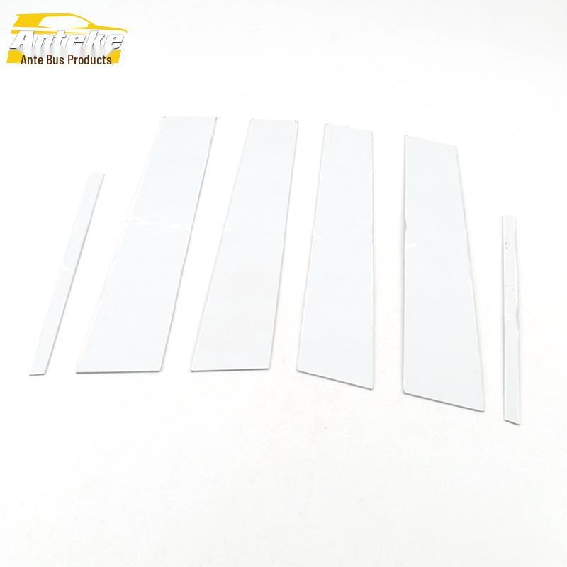 Surui Car Window Trim Stainless Steel Glass Anti-Scratch Bright Strip Exterior Accessories