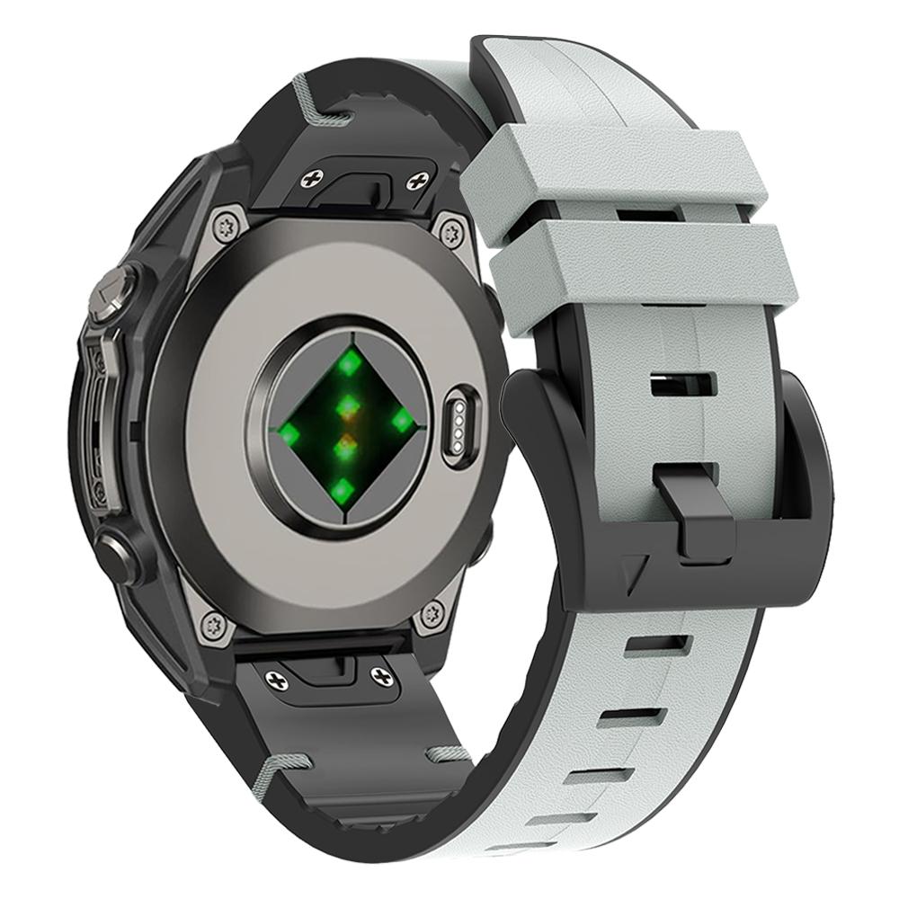 Quick Fit 26mm 22mm Armband für Garmin Fenix 8 Pro 47mm 51mm AMOLED MicroLED Leder Silikonband Fenix E 6 6X 7 7X/Epix Armband