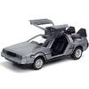 JADA 1/32 DMC-12 DeLorean DMC I II III Back To The Future Time Machine Mr.Fusion Diecast Toy Vehicle Car Model