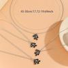 4pcs Stainless Steel Patchwork Sister Necklace Neck Chain Friends Forever Necklace  Birthday Gift