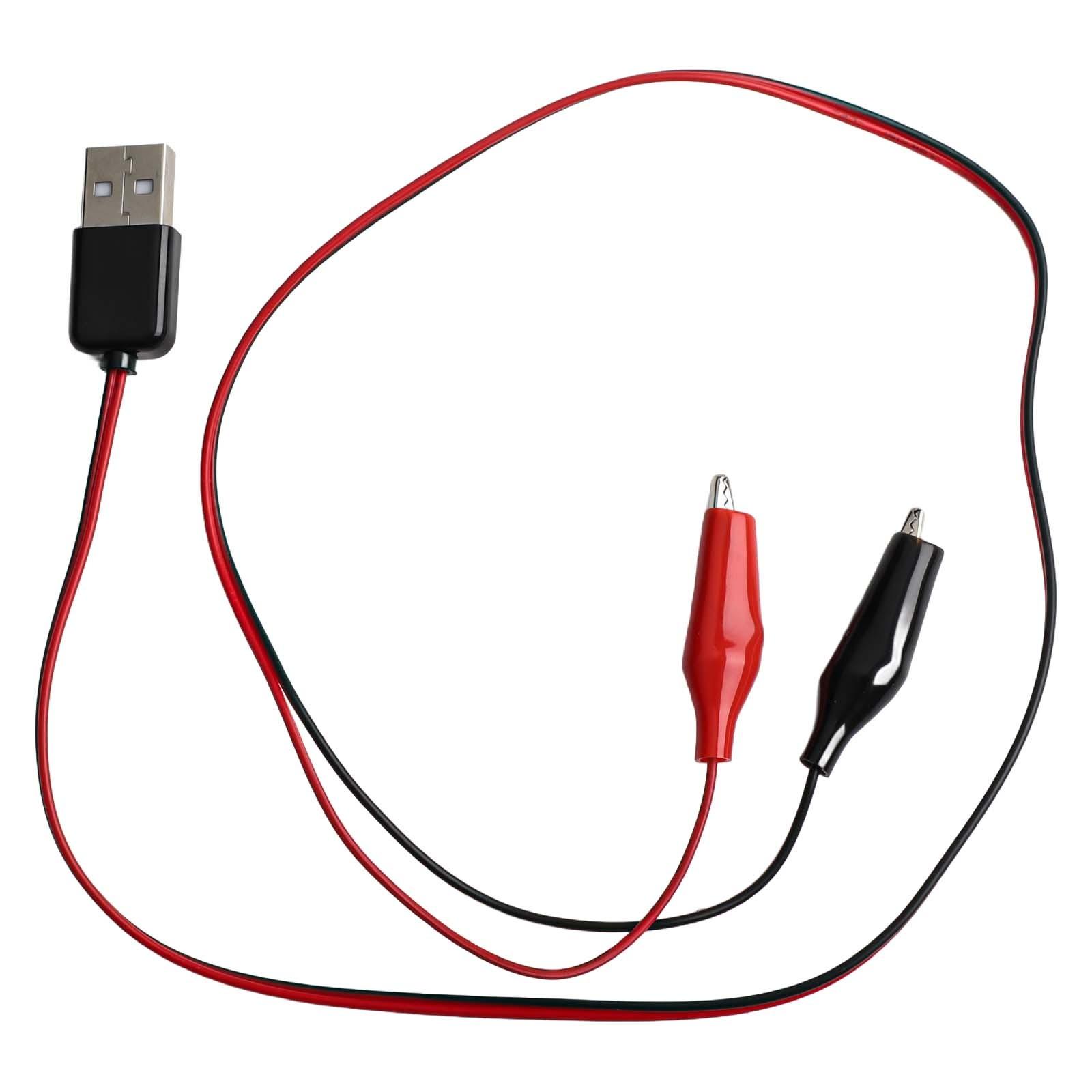 

Для зажима-крокодила Адаптер-переходник Шнур питания USB Male на Female 60 см Male
