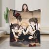 Super Warm Blanket Travel Office Ozz Manga Pandora Hearts Throw Blanket  Flannel Bedspread For Couch Bed Fluffy Sofa Bed Cover