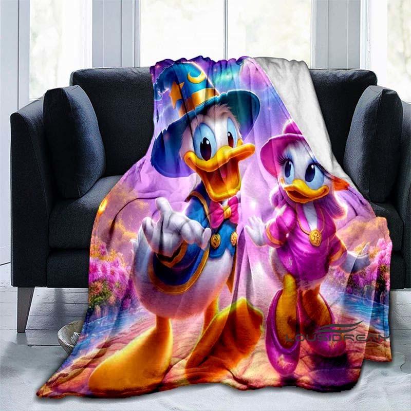 Cute Cartoon Daisy Duck Blanket Soft and Comfortable Perfect for Home Décor Bedroom Living Room and Sofa Throw