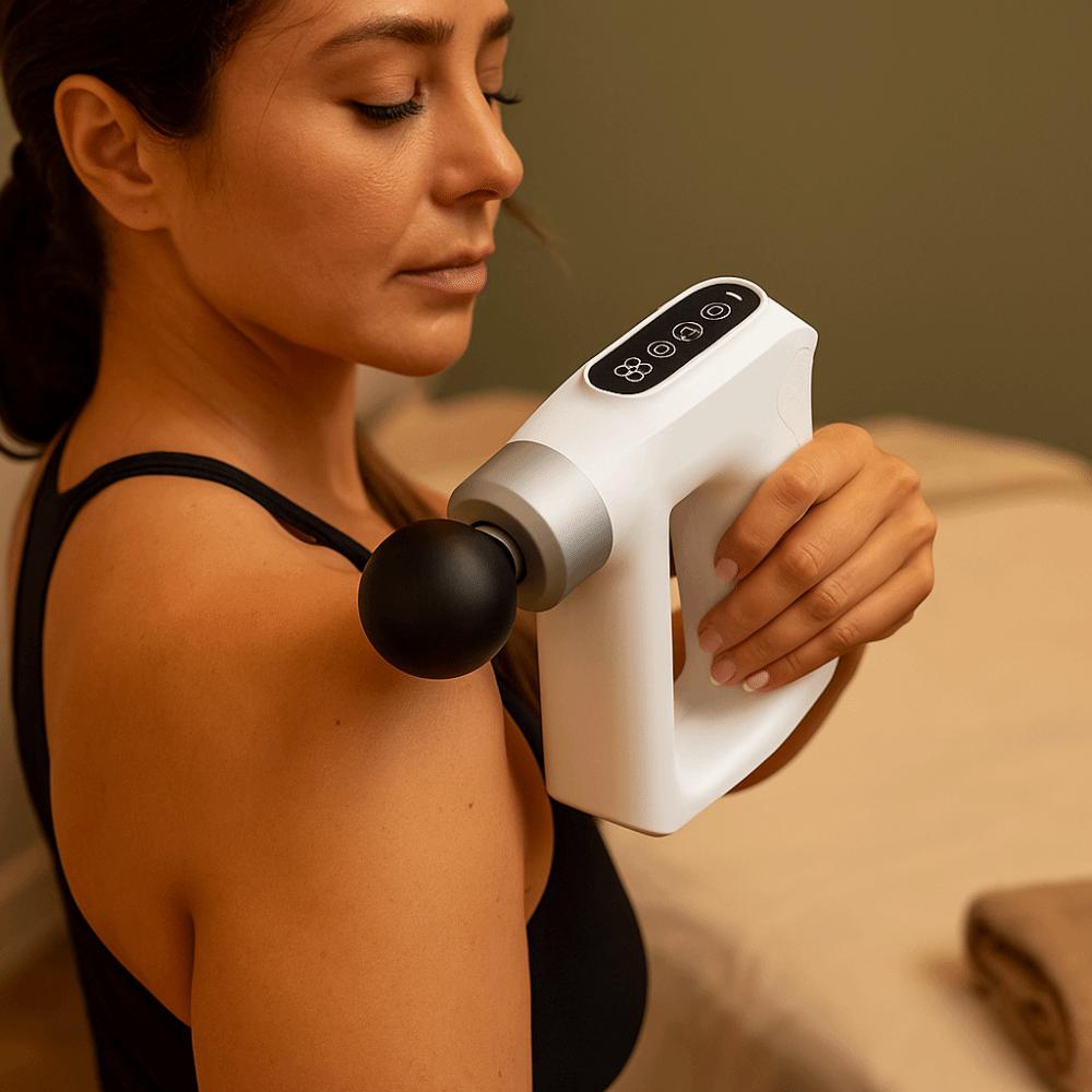 High Frequency Fascia Massager Handheld Body Deep Tissue Massager Electric Muscle Massager Office