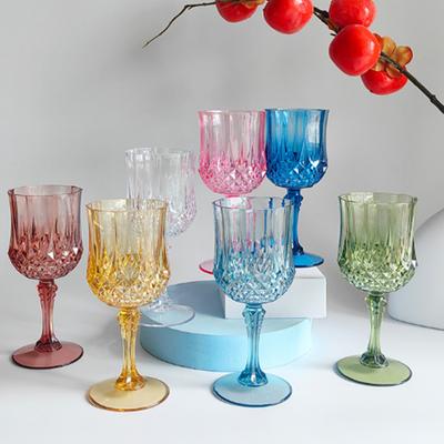 Plastic Champagne Flutes Acrylic Wine Cups Wedding Toasting Glasses for Birthday Party Celebration