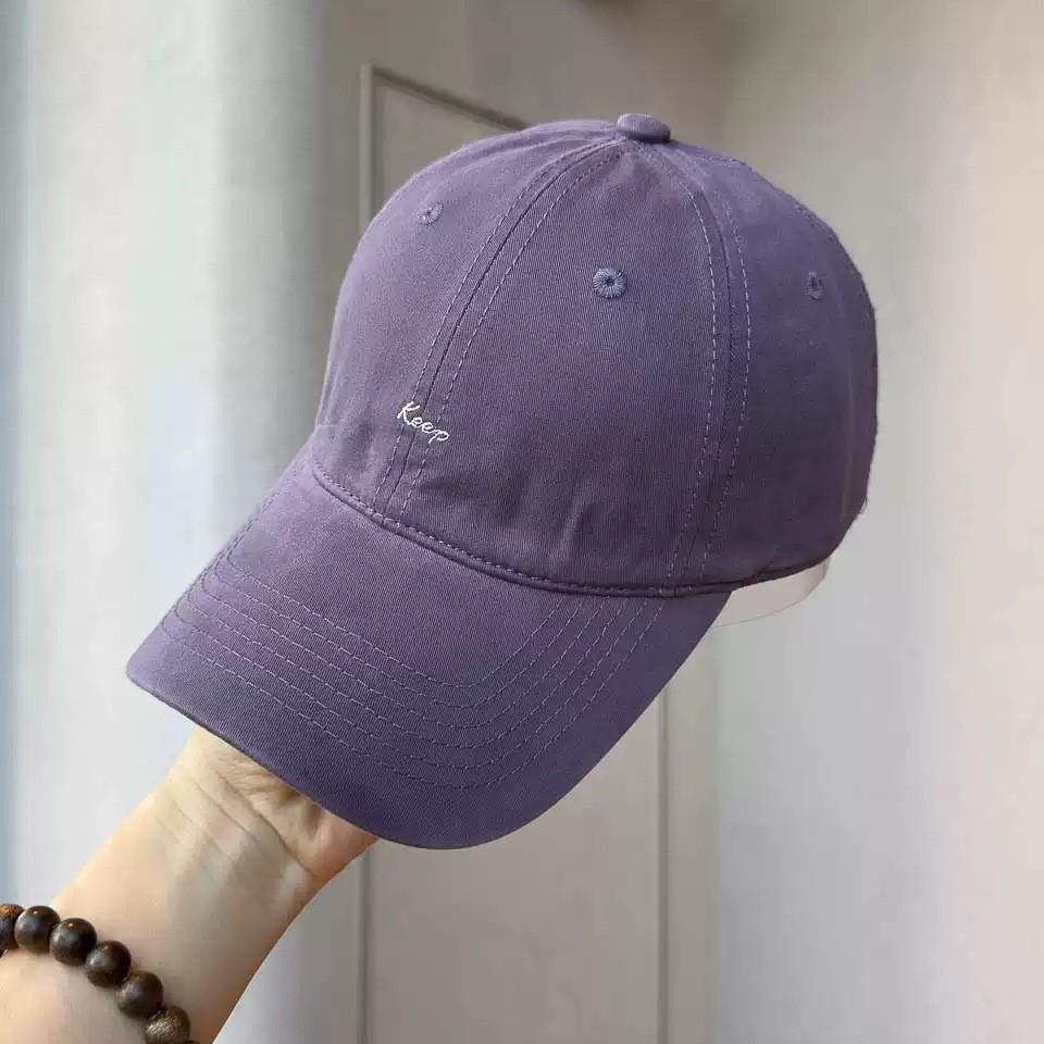 Spring New Simple Keep Baseball Cap Unisex Pure Cotton Breathable Versatile Travel Face-Enhancing Baseball Cap