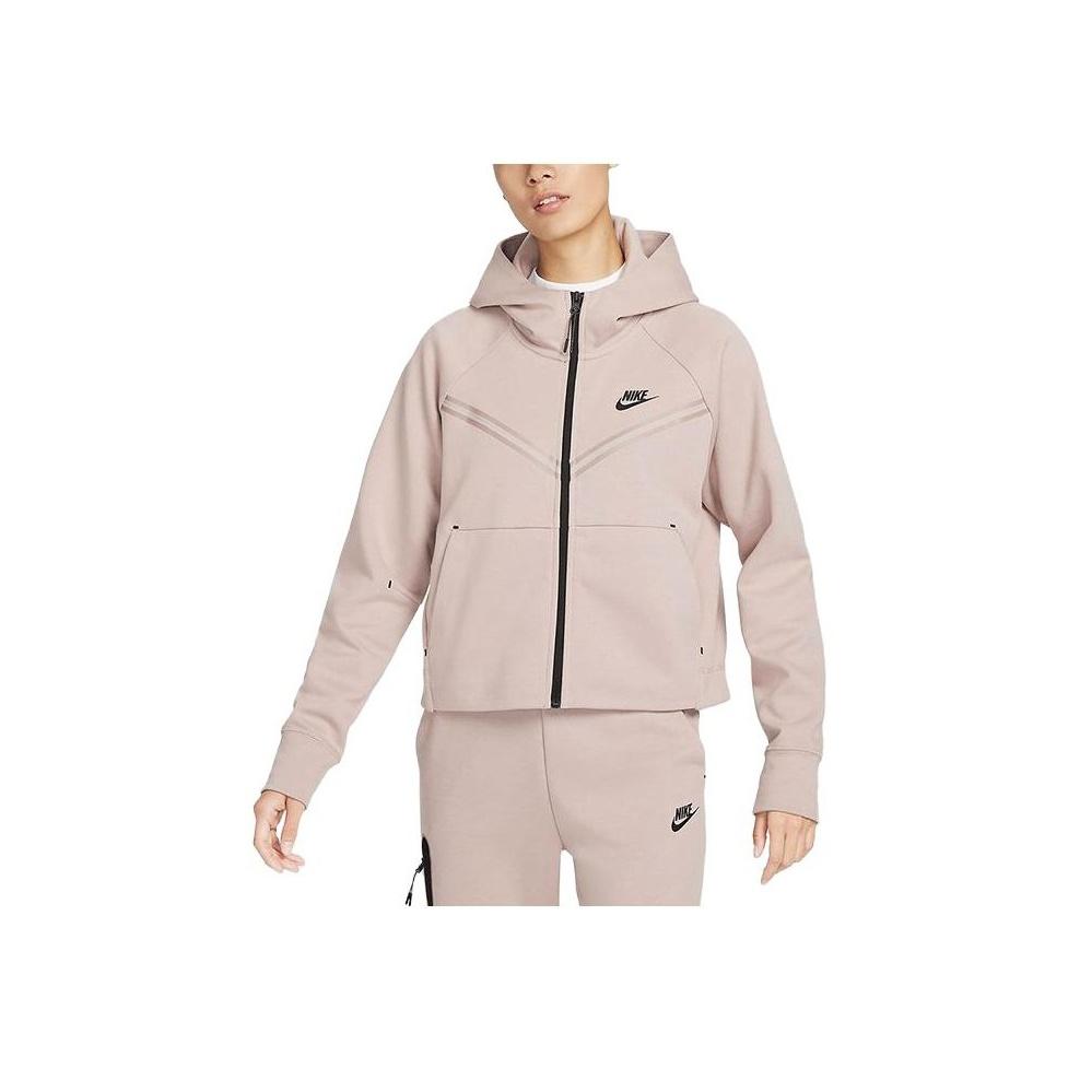 Nike Solid Color Logo Hooded Running Jacket Women Jackets Pink CW4299-272