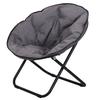 Camping Chair Foldable Camping Chair with Backrest, Folding Chair Up To 120kg, Padded Moon Chair Extra Wide, Folding Chair Outdoor Chair for Garden